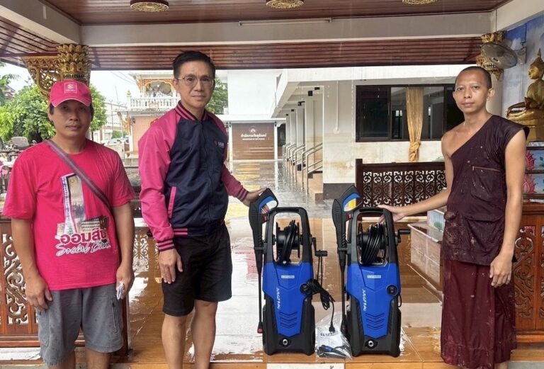 ออมสิน ส่งทีมจิตอาสาฟื้นฟูน้ำท่วมวัด – รพ. ใน จ.น่าน