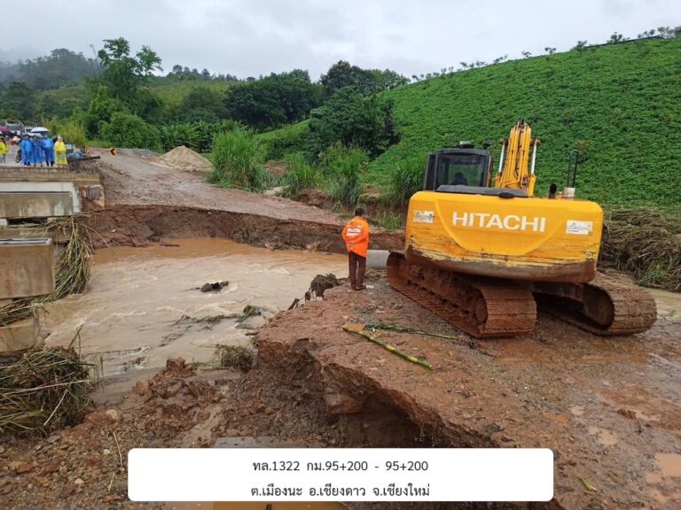 ทางหลวงสั่ง เขตทางหลวง-แขวงทางฯ รับมือผลกระทบพายุบัวลอย