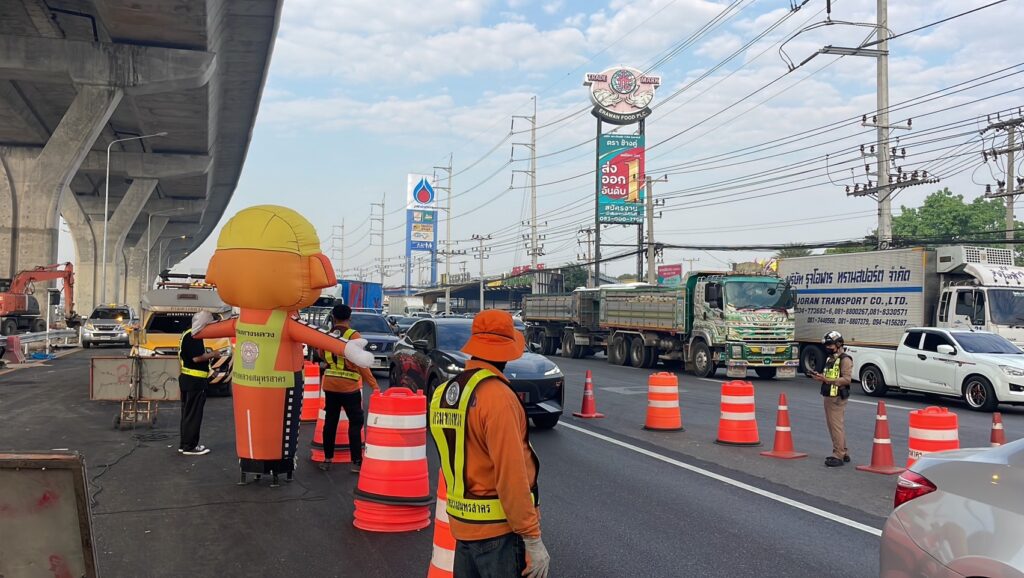 กรมทางหลวง เร่งจัดการจราจรพระราม 2 day time