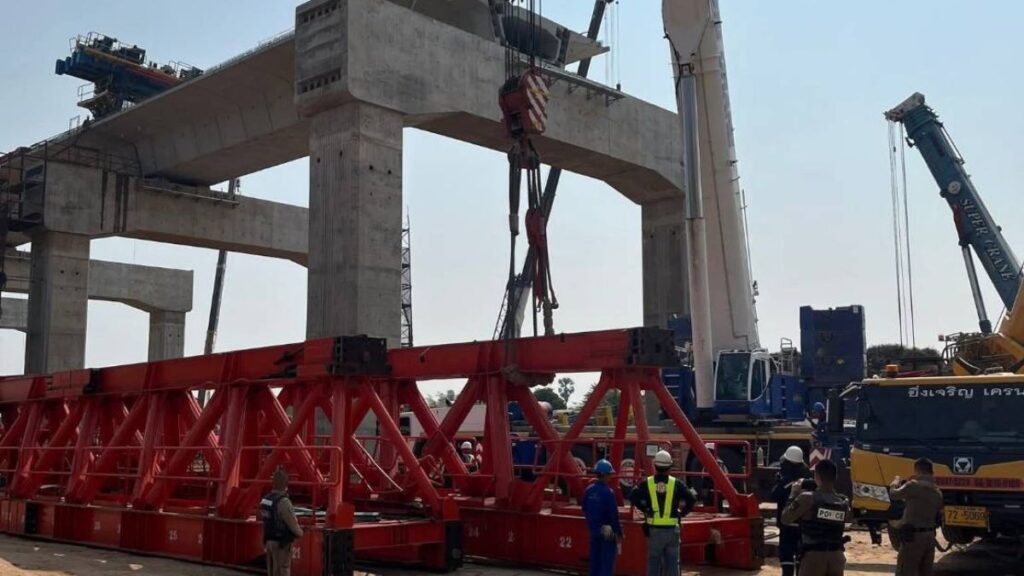 อัพเดท เครนหล่น รถไฟความเร็วสูง