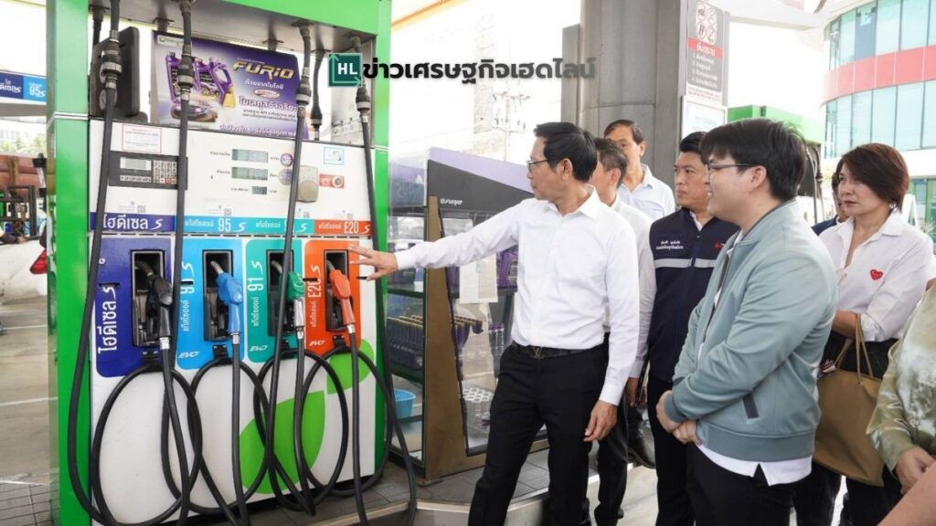 energy ministry inspects gas station