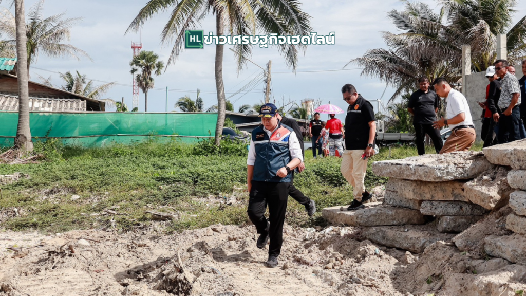 sanpetch inspects coastal erosion
