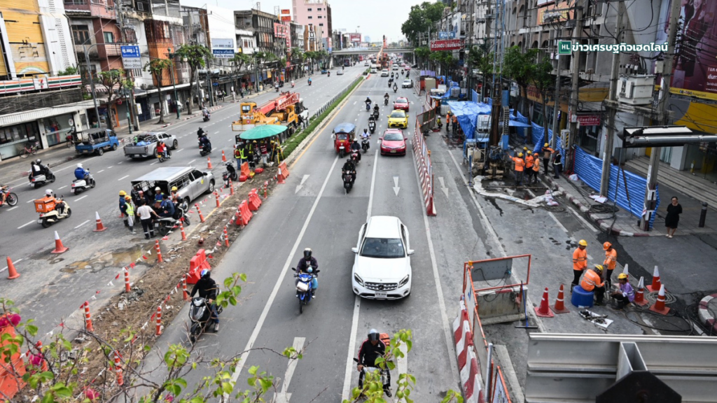 mrt wongwian yai water leak