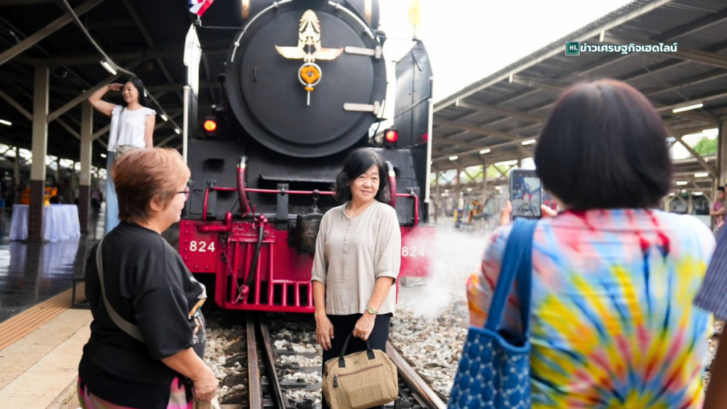 steam train tourists