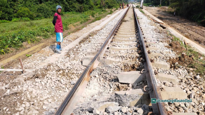 south railway track bomb