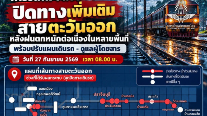 railway closes more eastern