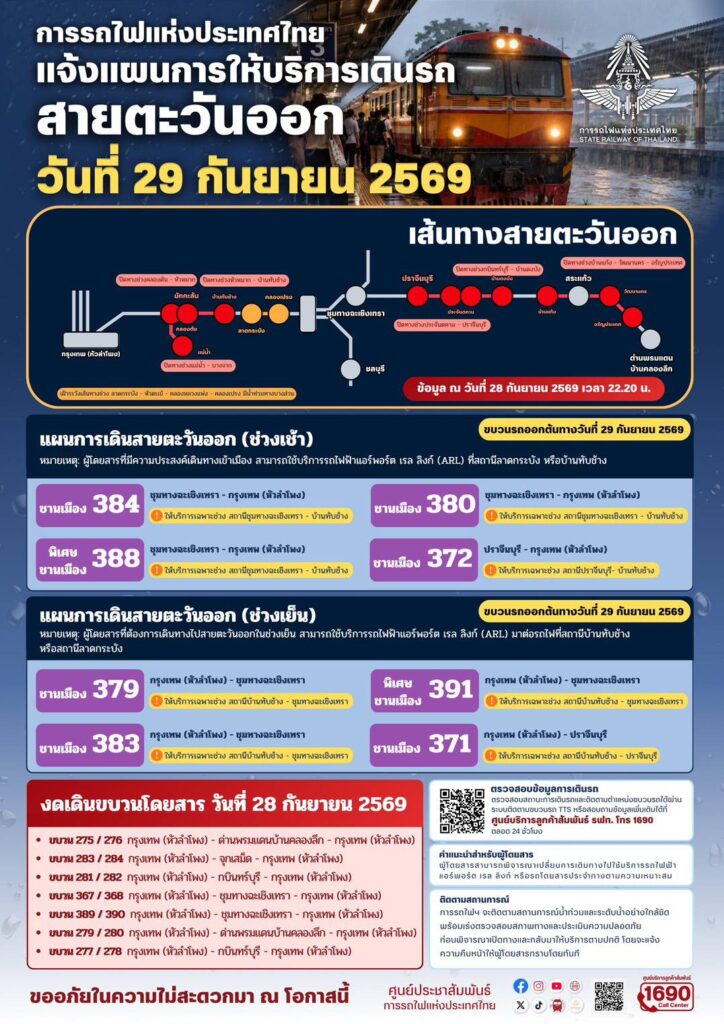 srt eastern line 29 Sep 2026