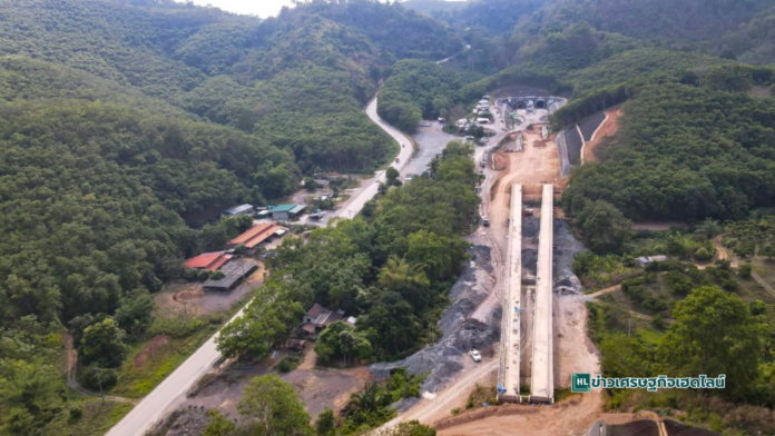 double track railway progress
